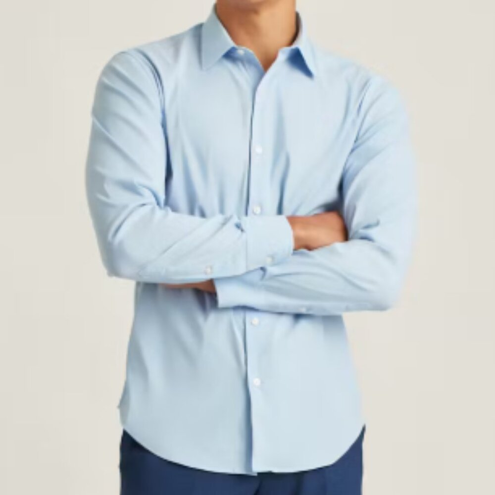 Tech button down shirt